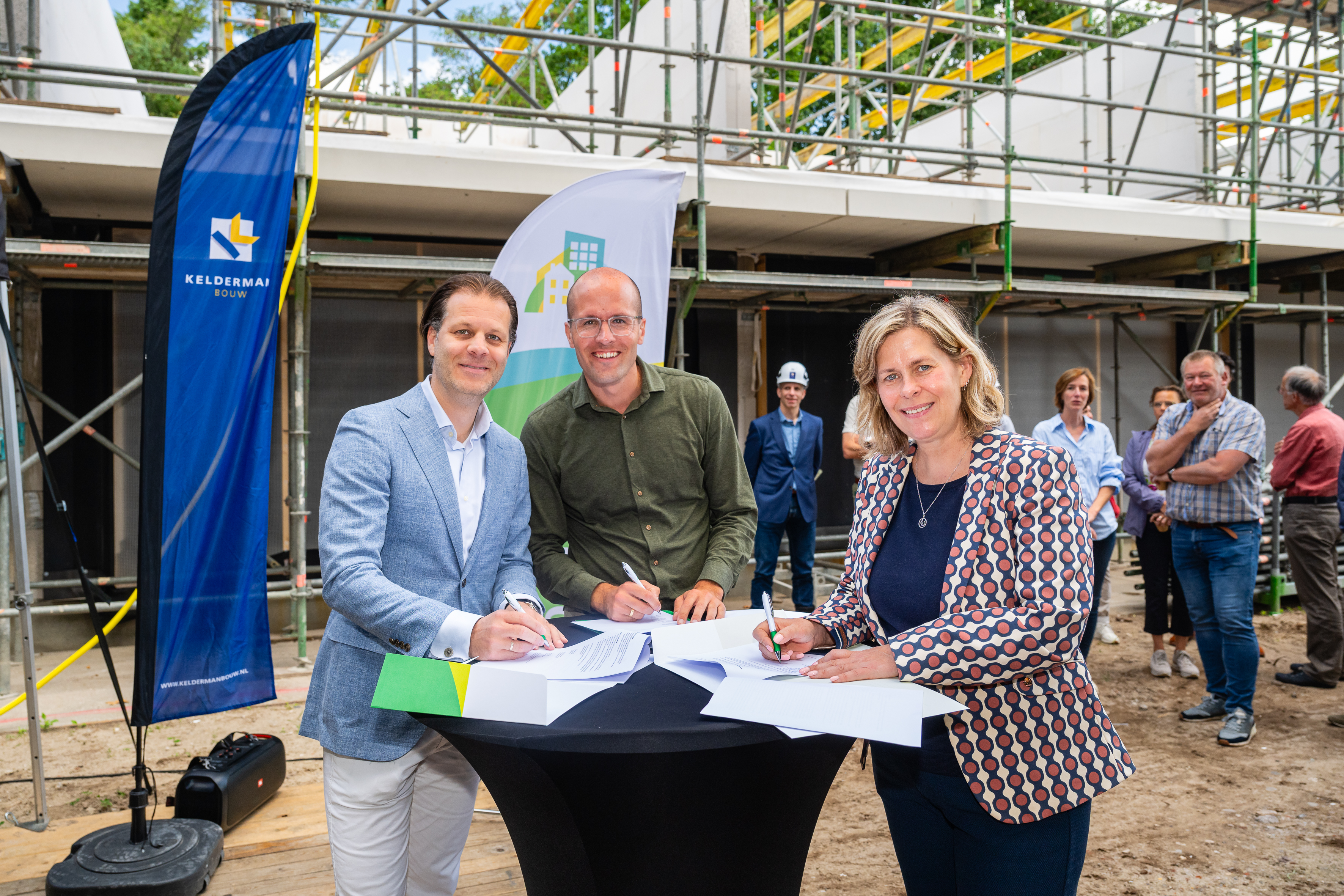 Nieuwbouw Vondellaan Zeist ondertekening samenwerkingsovereenkomst 