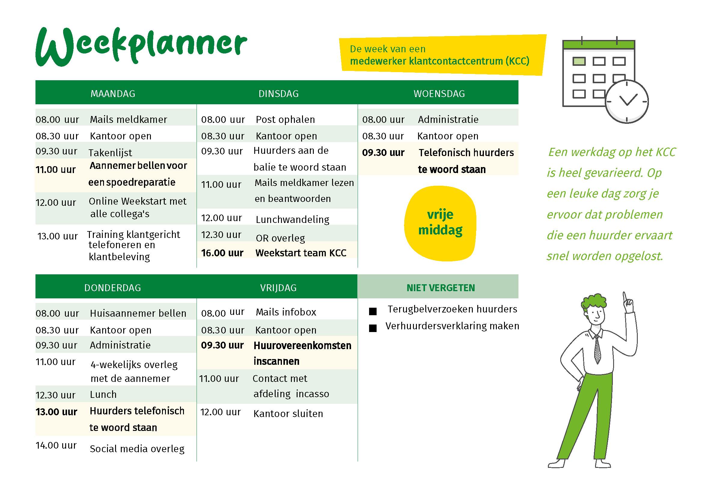 Weekplanner KCC